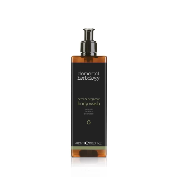 Elemental Herbology "Neroli & Bergamot" Body Wash With Locked Pump (480 ml)